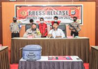 Gelar Press Release, Sat Resnarkoba Polres Malinau Amankan Tiga Pelaku Penyalahgunaan Narkotika Jenis Sabu